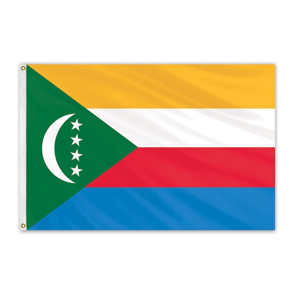 Global Flags Unlimited Comoros Outdoor Nylon Flag 2'x3' 201528